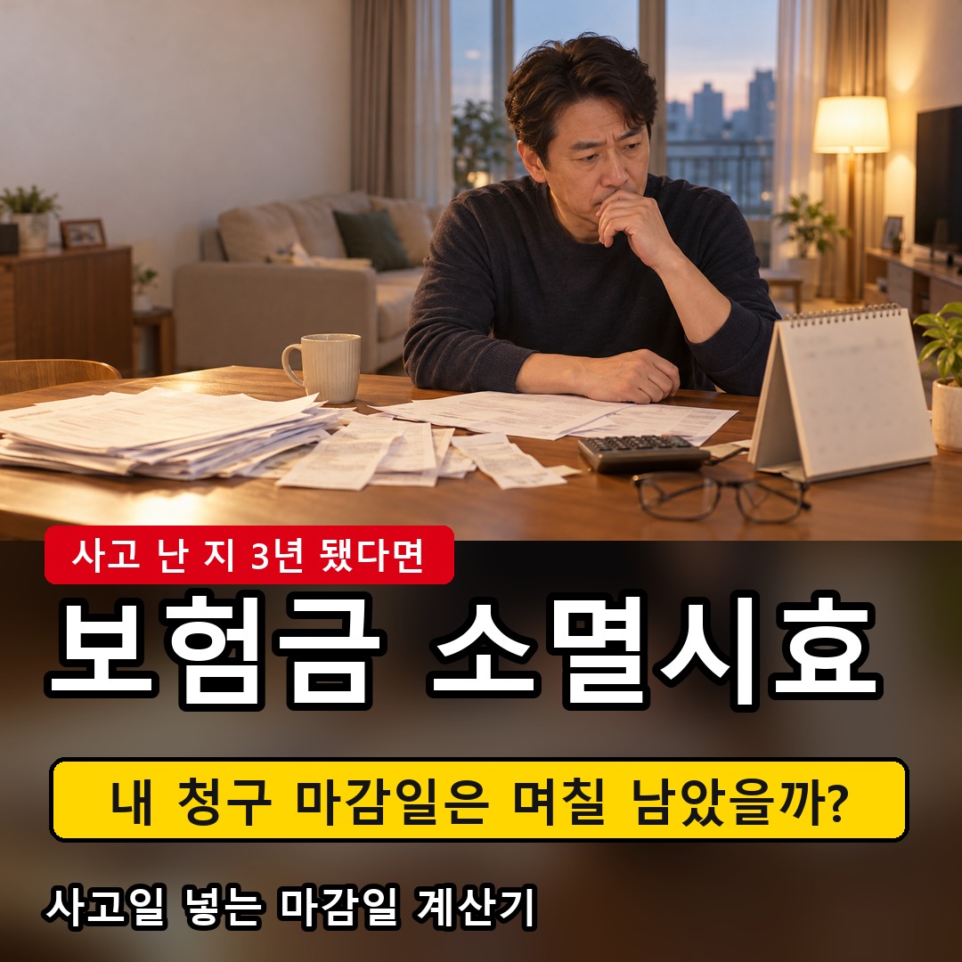 보험금 청구 소멸시효 3년 계산