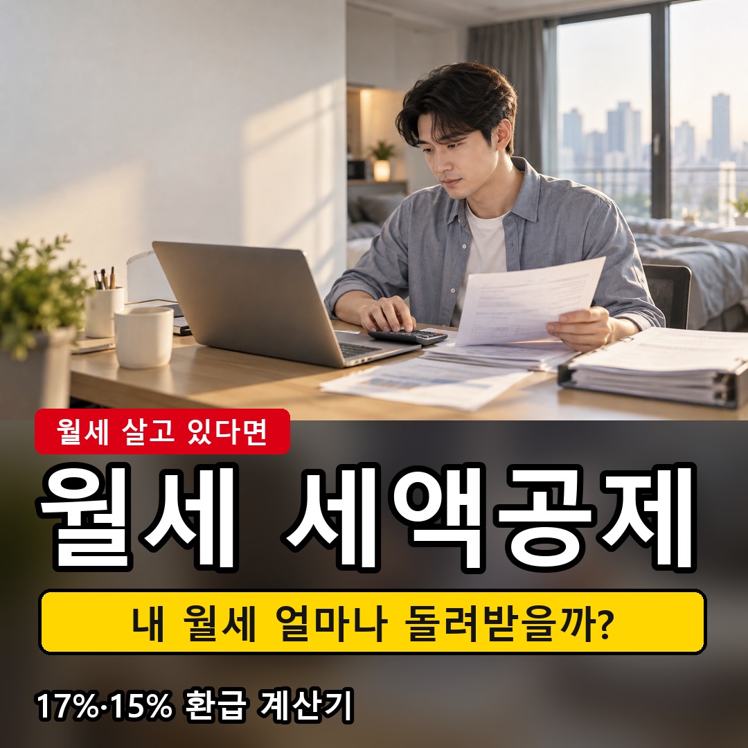 2026년 월세 세액공제 계산